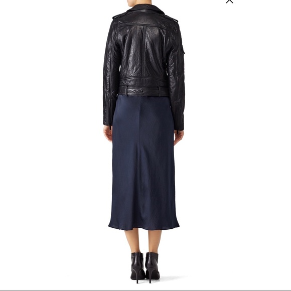 The Kooples Black Leather Jacket - Picture 4 of 12